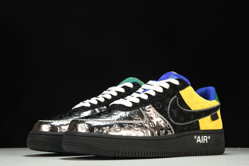 Louis Vuittоп x AF1 by Virgil Abloh 'Metallic Silver' (With Special Case) - Image 2