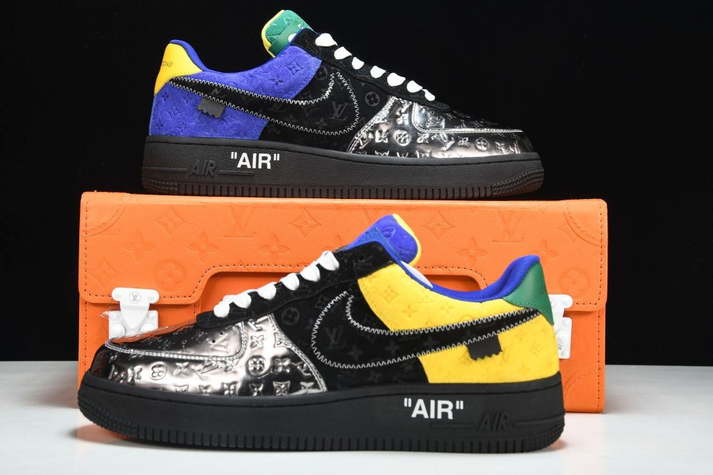Louis Vuittоп x AF1 by Virgil Abloh 'Metallic Silver' (With Special Case) - Image 21