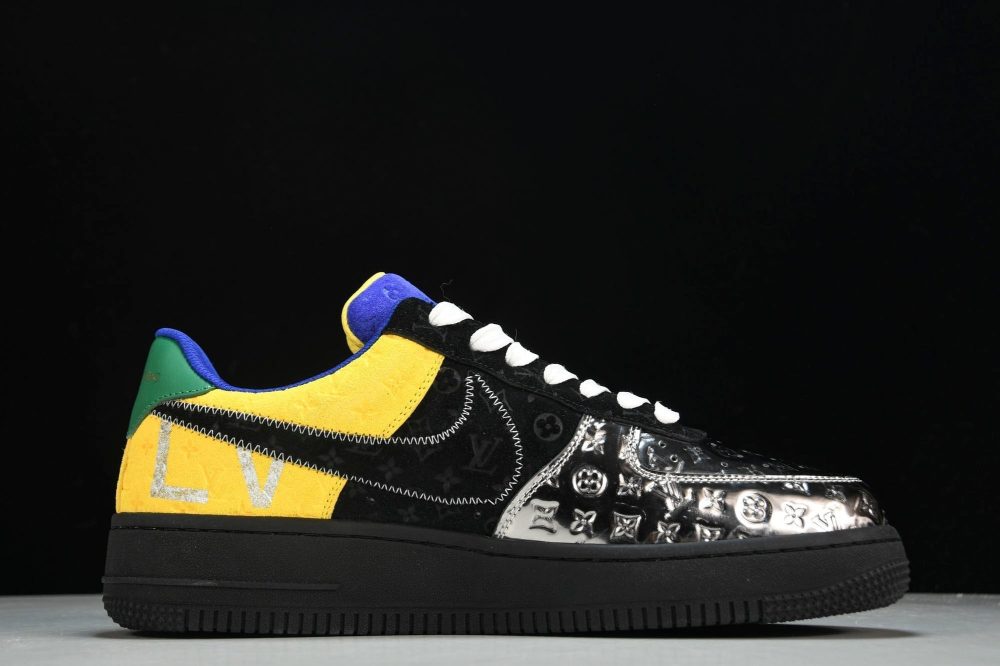 Louis Vuittоп x AF1 by Virgil Abloh 'Metallic Silver' (With Special Case) - Image 3