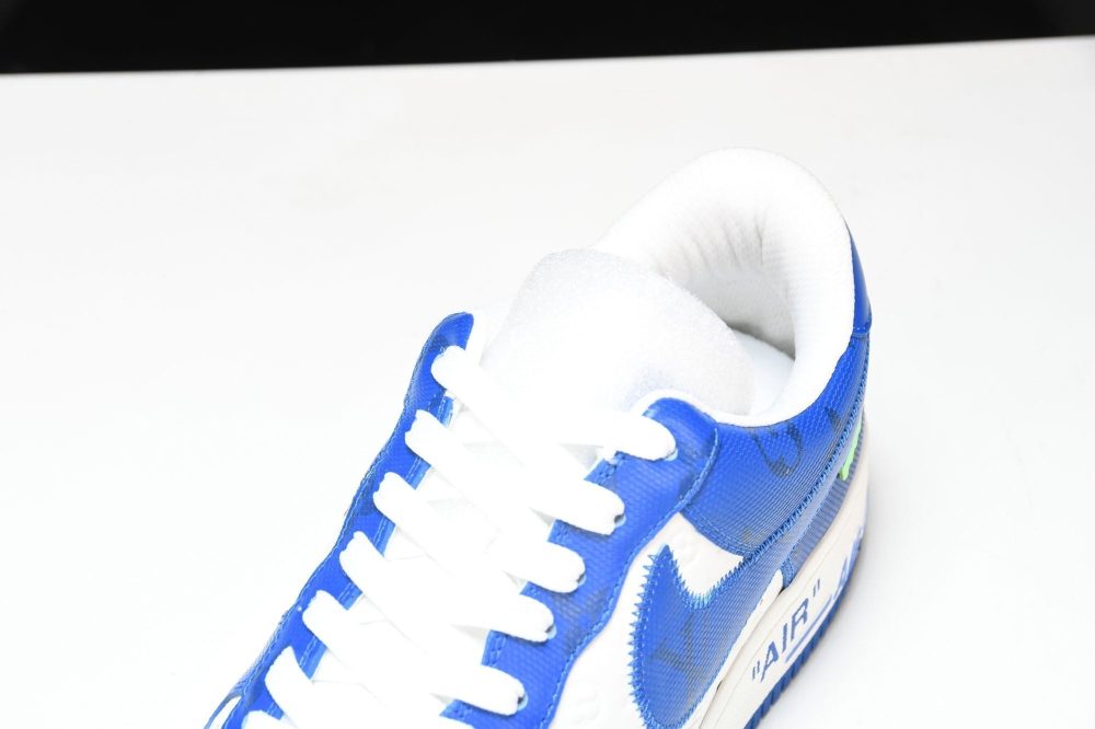 Louis Vuittоп x AF1 by Virgil Abloh 'Blue White' - Image 10