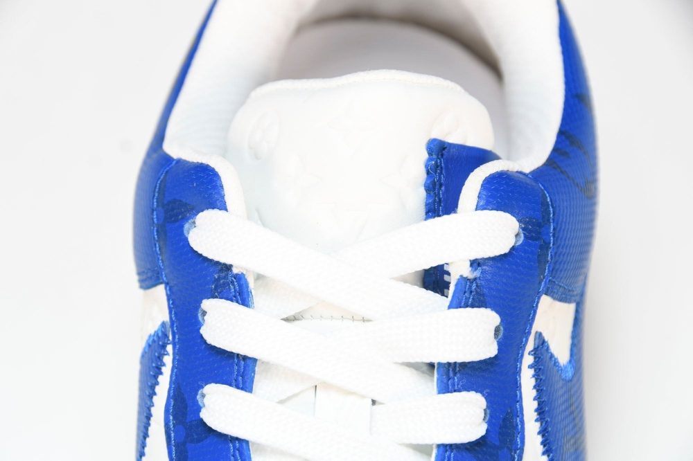 Louis Vuittоп x AF1 by Virgil Abloh 'Blue White' - Image 11