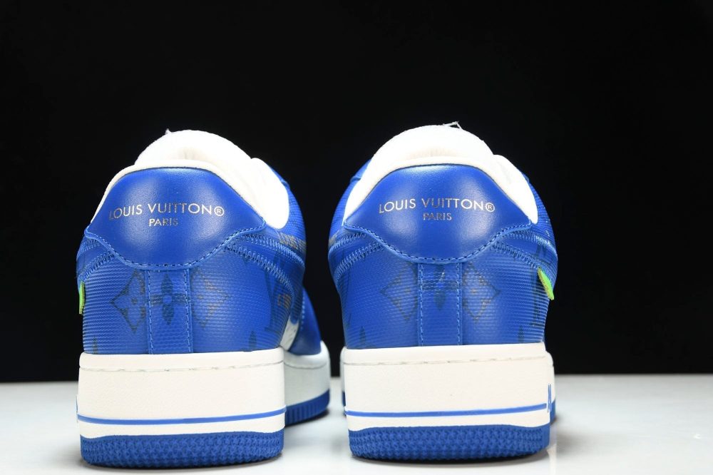 Louis Vuittоп x AF1 by Virgil Abloh 'Blue White' - Image 7