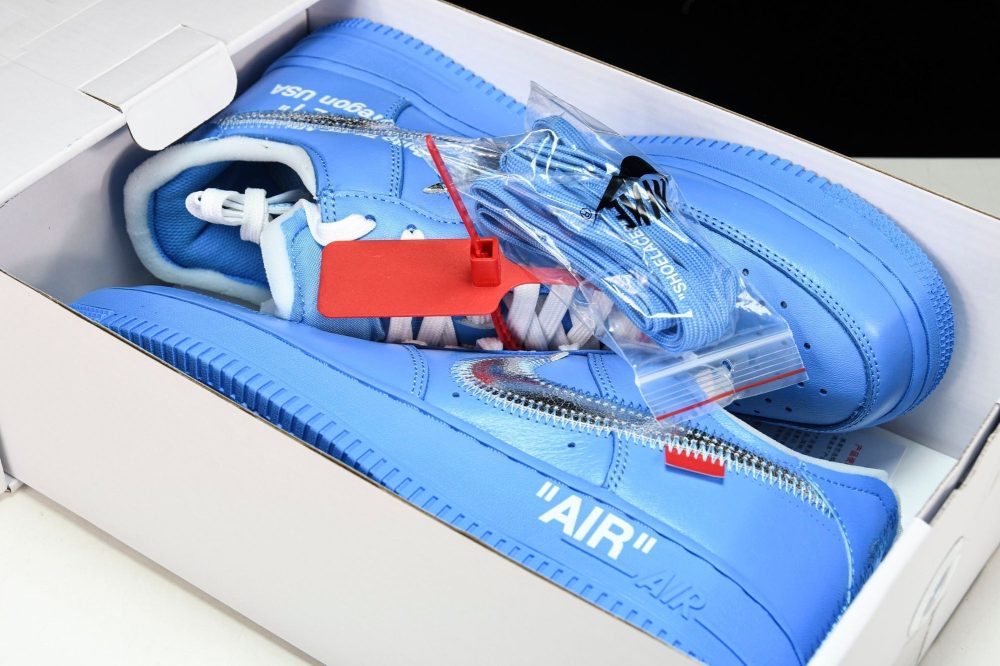 Off-White AF1 MCA University Blue - Image 24