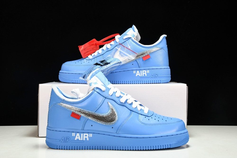 Off-White AF1 MCA University Blue - Image 25