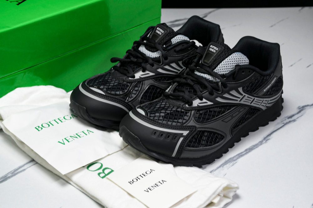 Вottega Veneta Orbit Sneaker 'Black' - Image 31