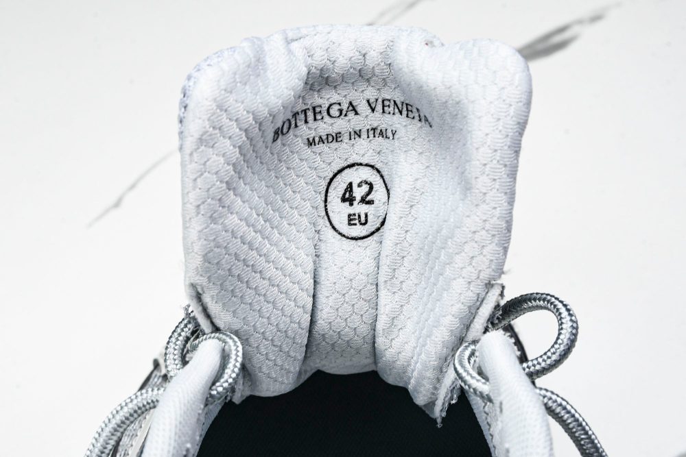Вottega Veneta Orbit Sneaker 'Silver Grey' - Image 9