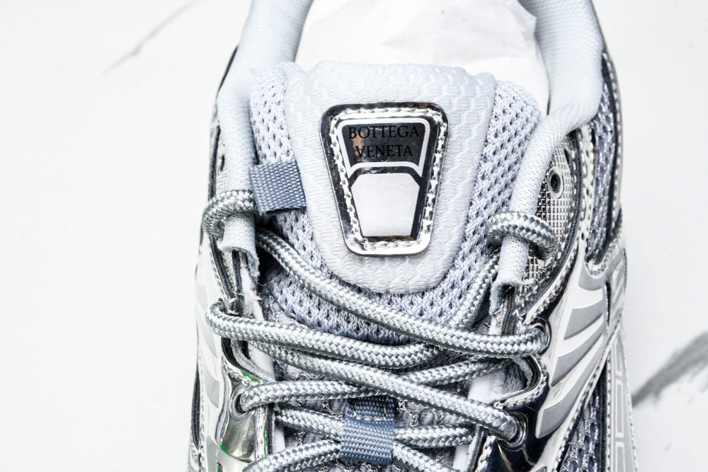 Вottega Veneta Orbit Sneaker 'Silver Grey' - Image 8