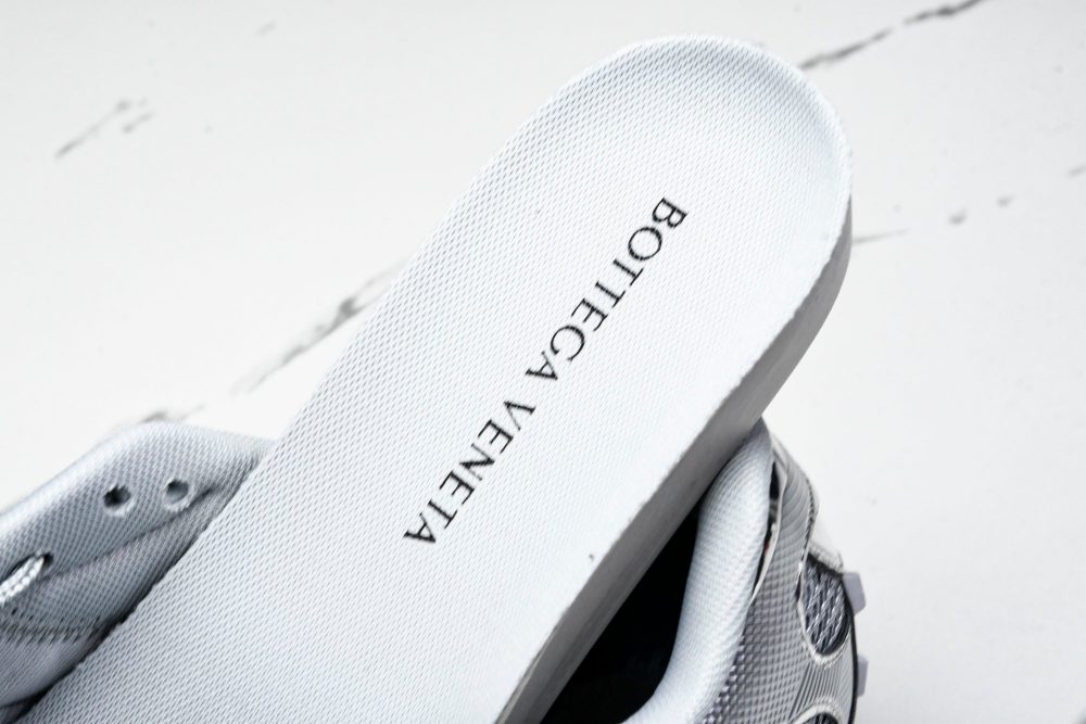 Вottega Veneta Orbit Sneaker 'Silver Grey' - Image 13