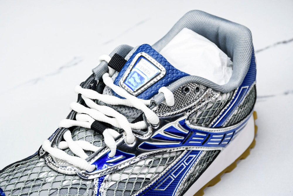 Вottega Veneta Orbit Sneaker 'White Blue' - Image 15