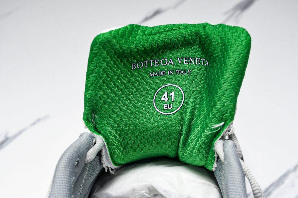 Вottega Veneta Orbit Sneaker 'White Green' - Image 9
