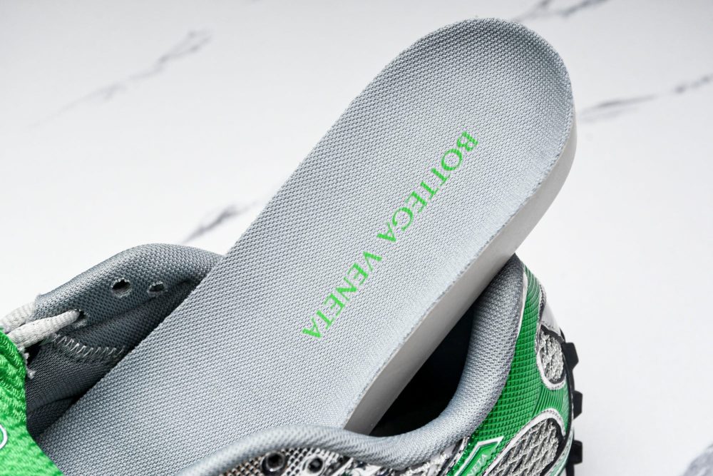 Вottega Veneta Orbit Sneaker 'White Green' - Image 13