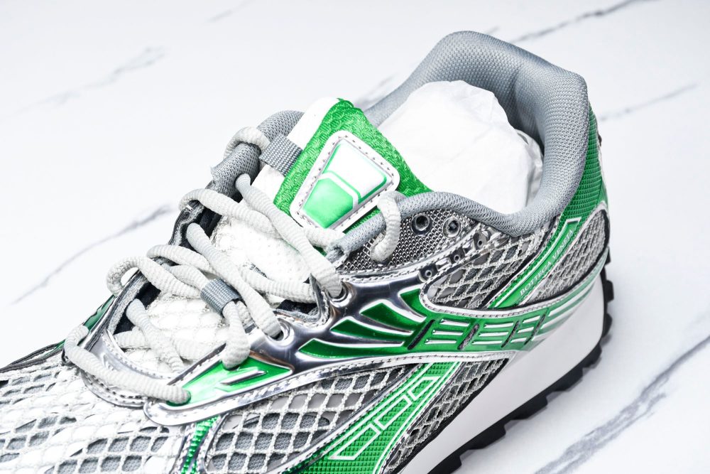 Вottega Veneta Orbit Sneaker 'White Green' - Image 10