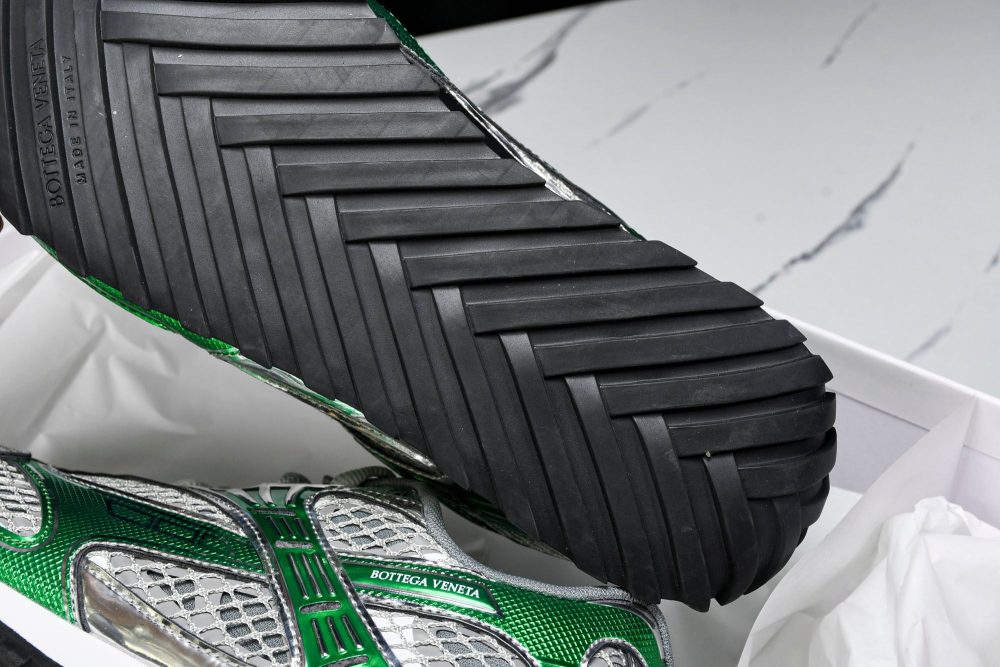 Вottega Veneta Orbit Sneaker 'White Green' - Image 29