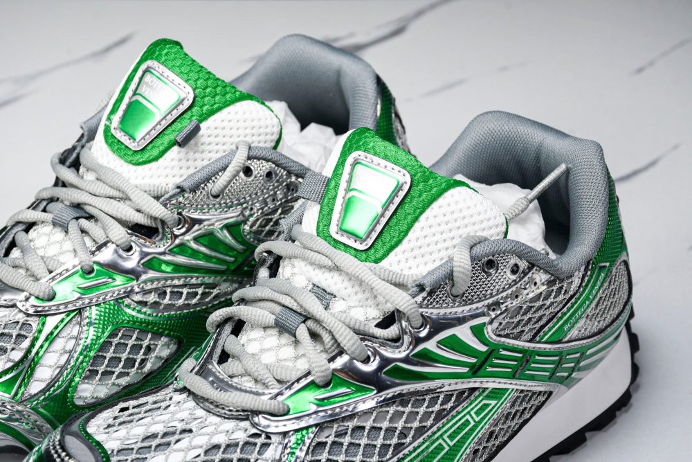 Вottega Veneta Orbit Sneaker 'White Green' - Image 30