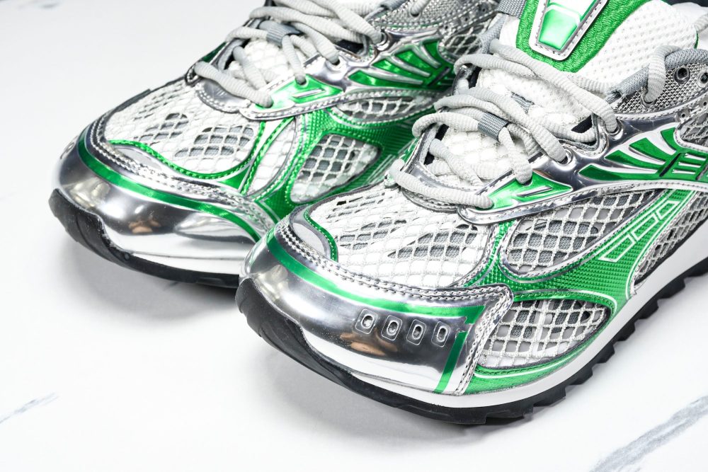 Вottega Veneta Orbit Sneaker 'White Green' - Image 31