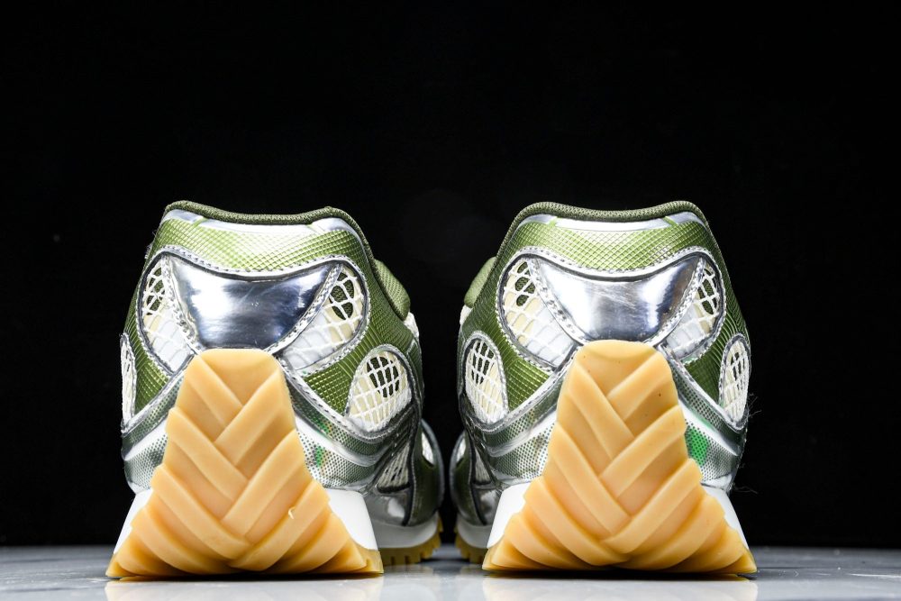 Вottega Veneta Orbit Sneaker 'White Olive' - Image 7