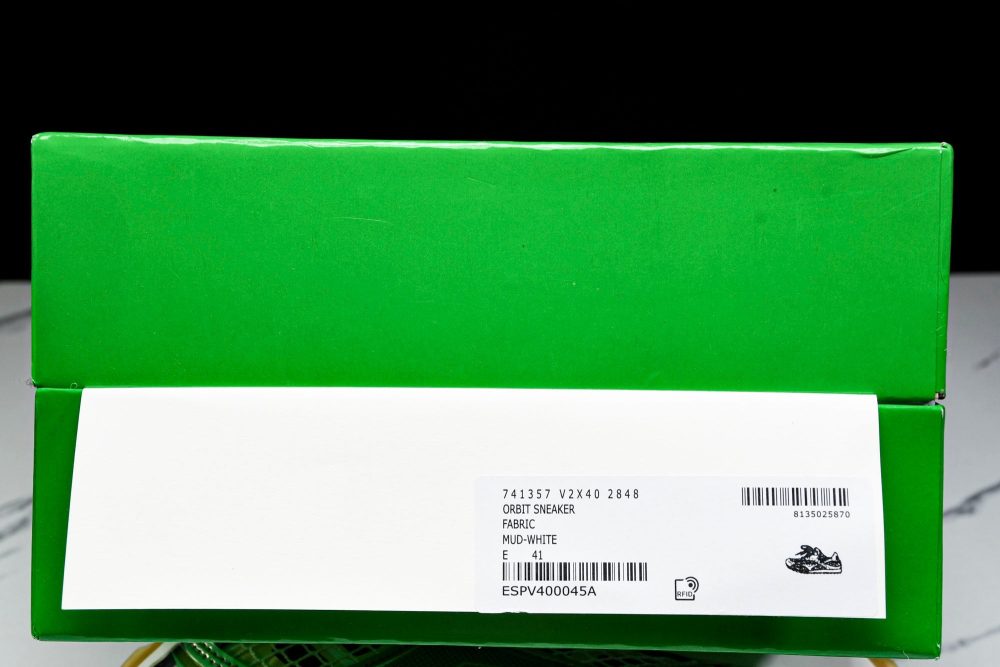 Вottega Veneta Orbit Sneaker 'White Olive' - Image 27