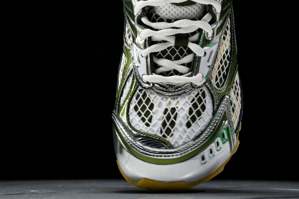 Вottega Veneta Orbit Sneaker 'White Olive' - Image 5