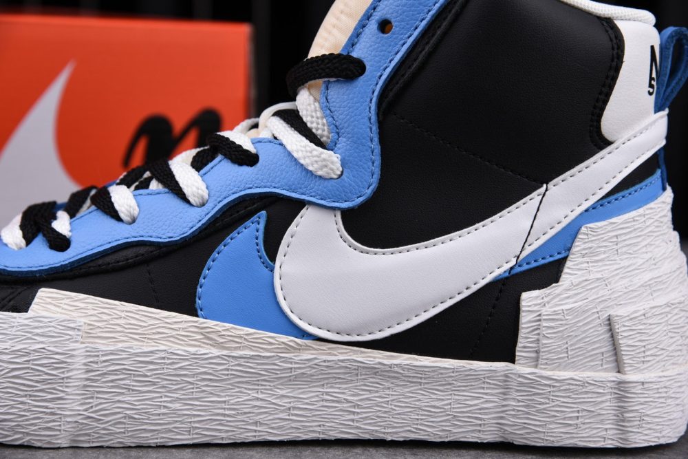 Sacai x Blzr Mid 'Black Blue' - Image 10