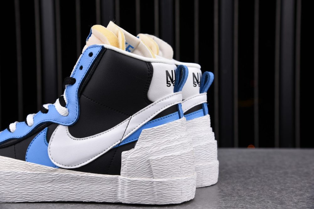 Sacai x Blzr Mid 'Black Blue' - Image 5