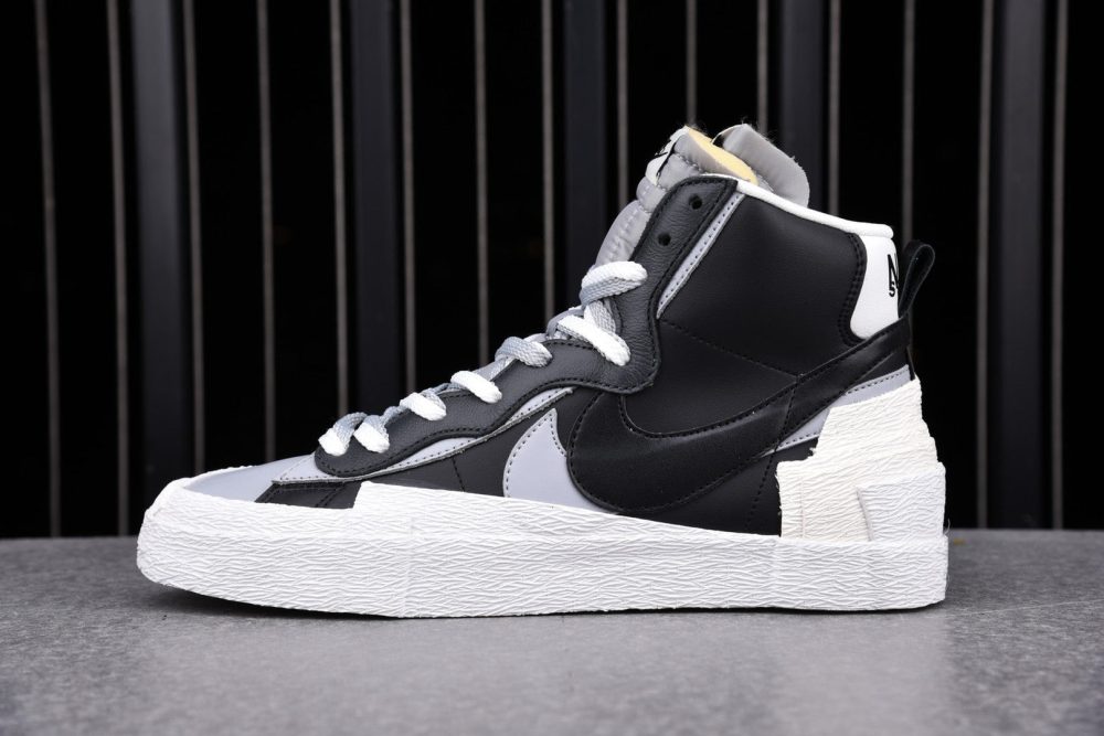 Sacai x Blzr Mid 'Black Grey'