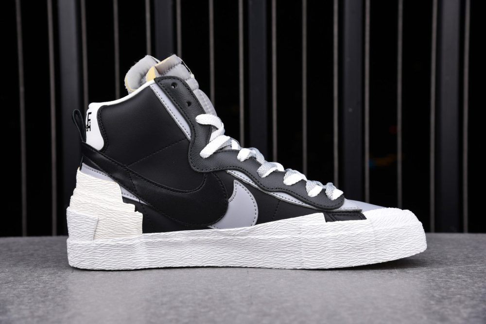 Sacai x Blzr Mid 'Black Grey' - Image 2