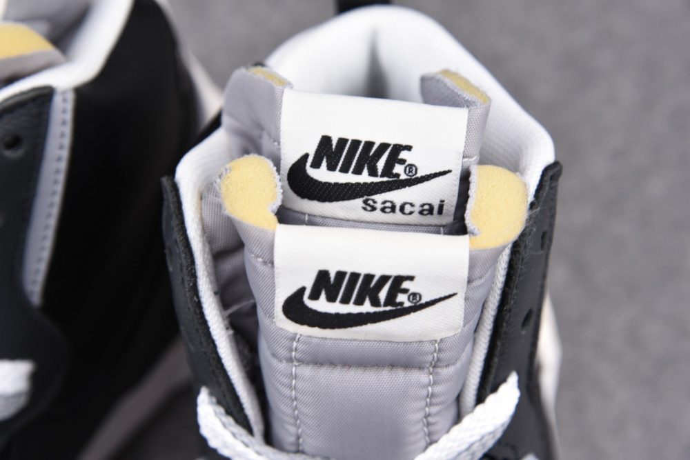 Sacai x Blzr Mid 'Black Grey' - Image 7