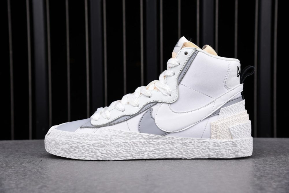 Sacai x Blzr Mid 'White Grey'