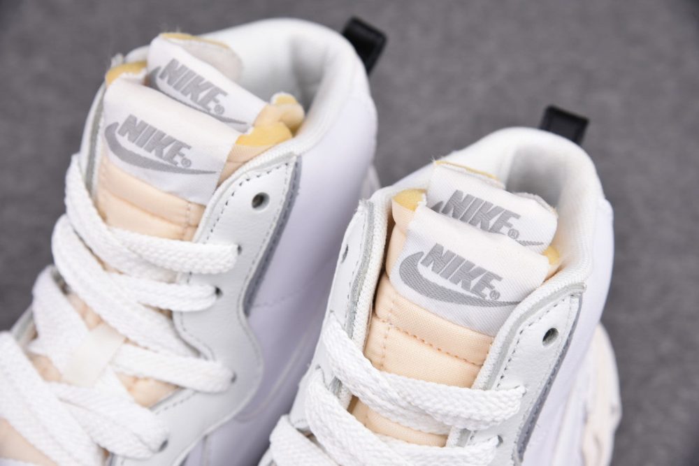 Sacai x Blzr Mid 'White Grey' - Image 8