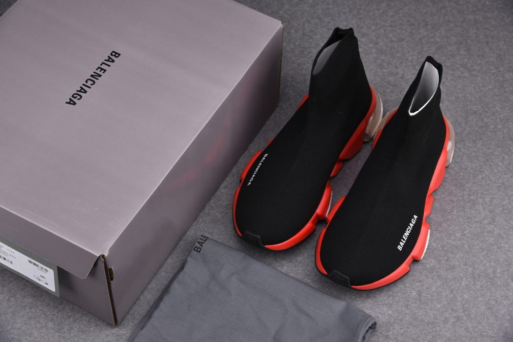Speed Trainers “Black Red Clear Sole” - Image 13