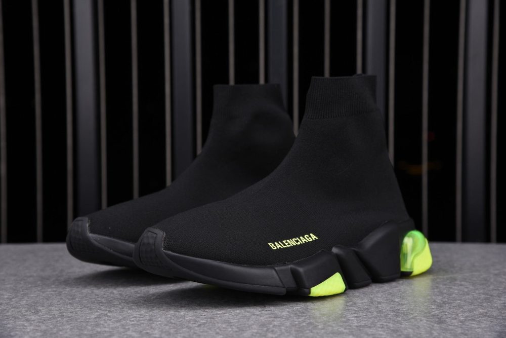 Speed Trainers “Black Yellow Fluo Clear Sole” - Image 11
