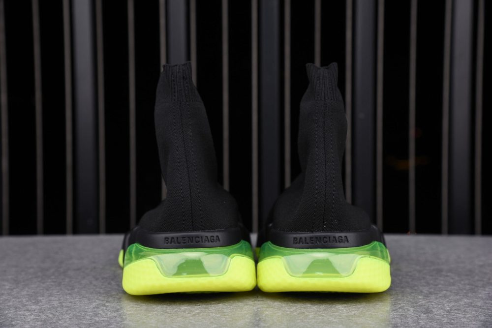 Speed Trainers “Black Yellow Fluo Clear Sole” - Image 6
