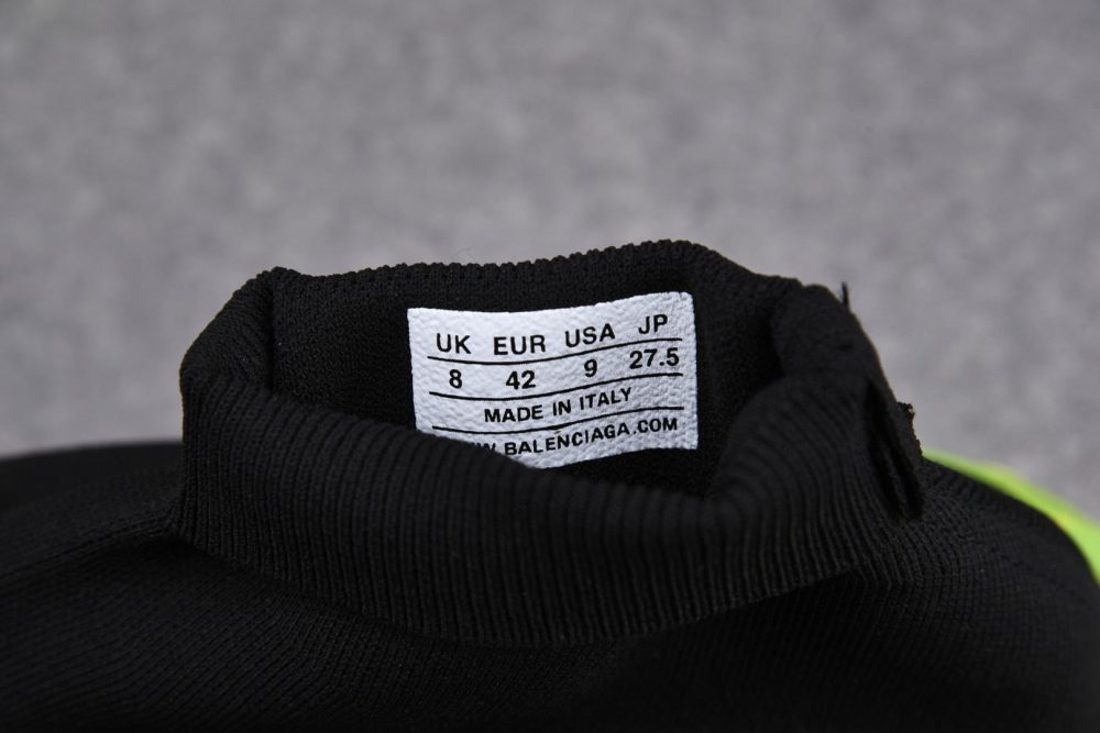 Speed Trainers “Black Yellow Fluo Clear Sole” - Image 8