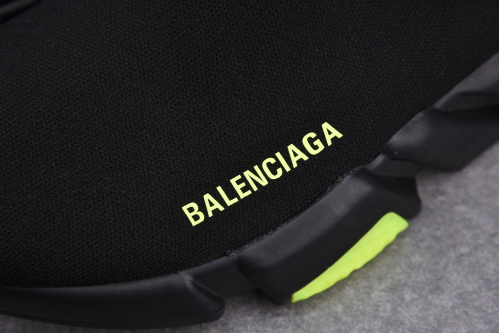Speed Trainers “Black Yellow Fluo Clear Sole” - Image 9