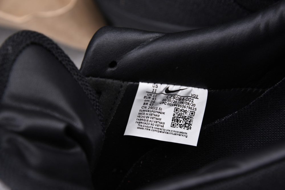 Stussy AF1 Low 'Triple Black' - Image 10