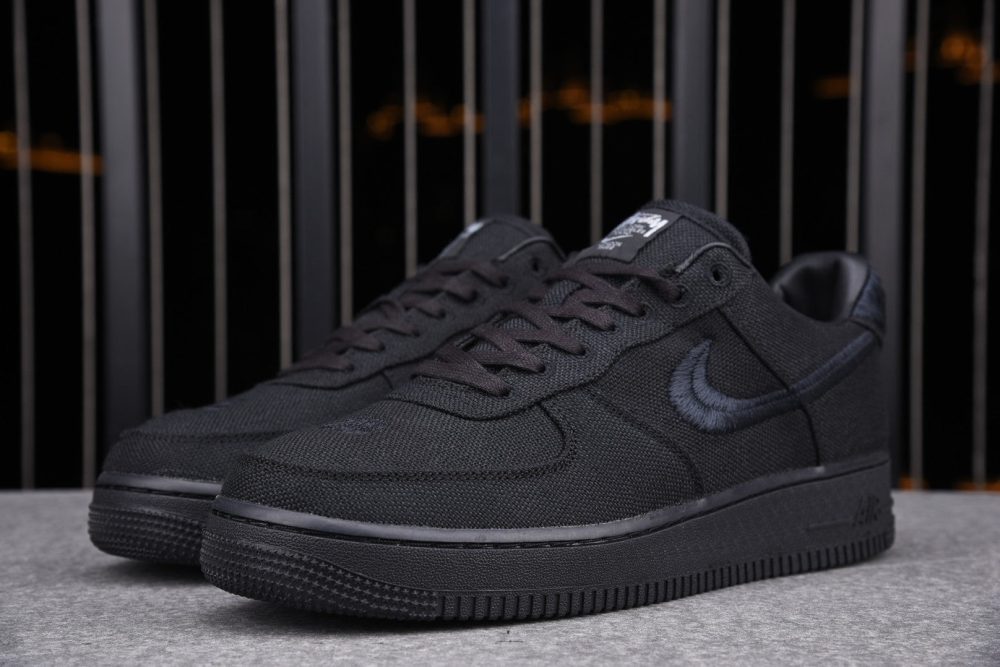 Stussy AF1 Low 'Triple Black' - Image 12
