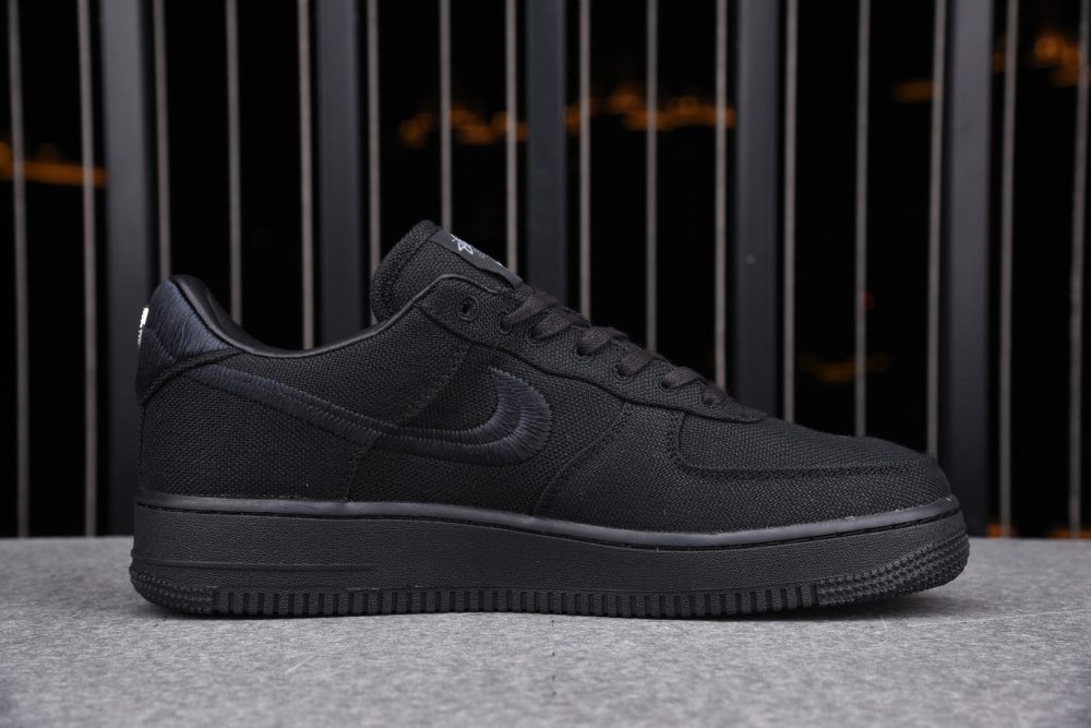 Stussy AF1 Low 'Triple Black' - Image 2