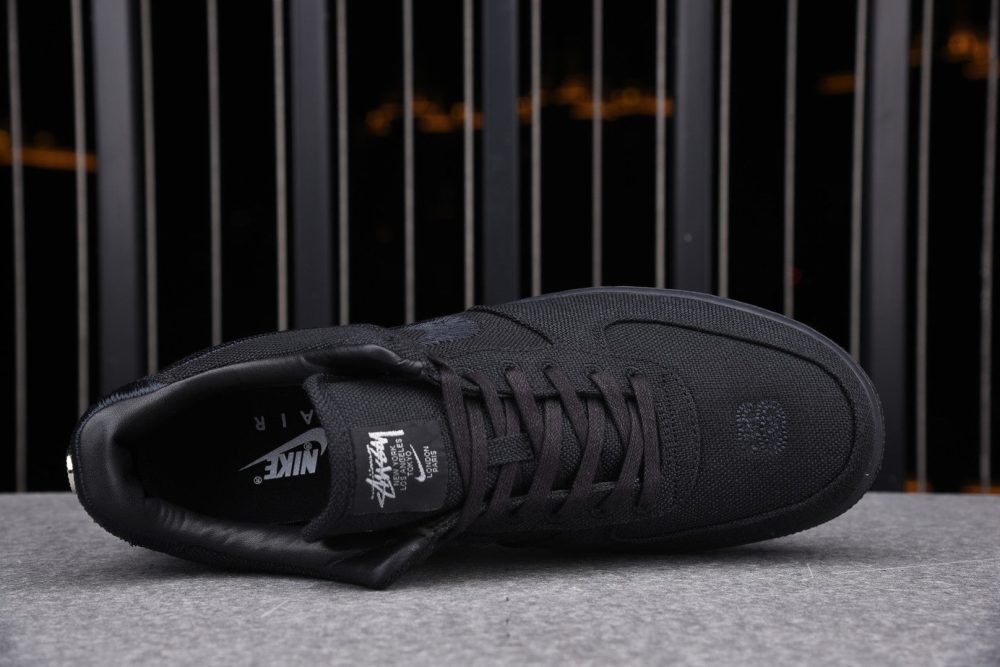 Stussy AF1 Low 'Triple Black' - Image 3