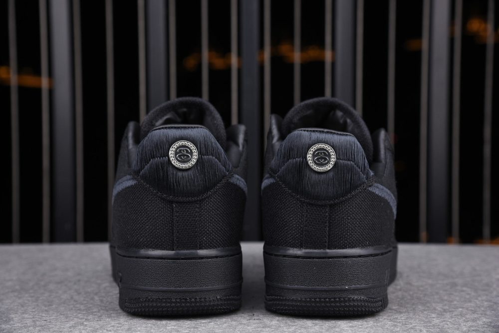 Stussy AF1 Low 'Triple Black' - Image 6