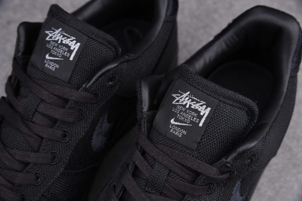 Stussy AF1 Low 'Triple Black' - Image 8