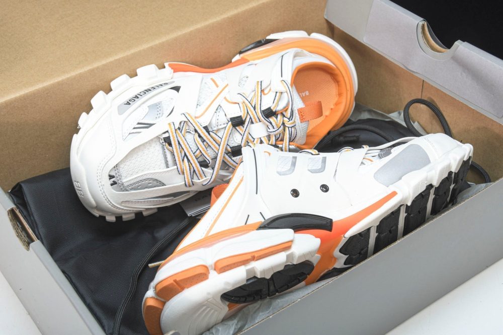 Track Mule 'White Orange' - Image 15