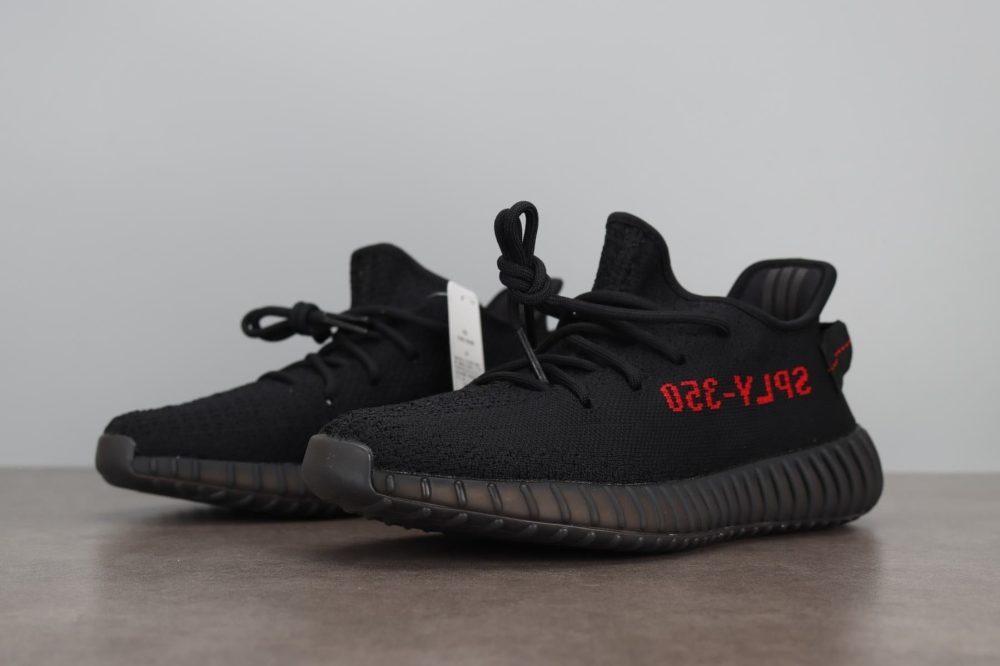 Yzy Boost 350 v2 Black Red "BRED" - Image 3