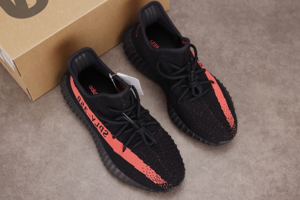 Yzy Boost 350 v2 Core Black Red - Image 8